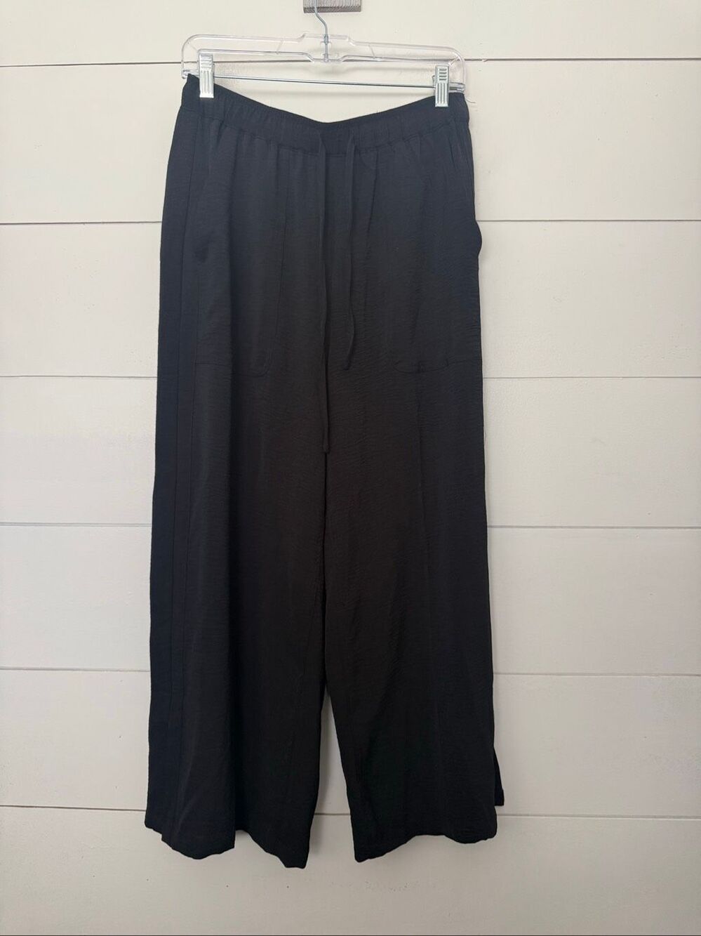 Jules & Leopold Women’s Medium Black Wide Leg Pull on Pants